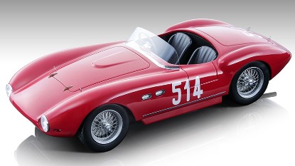 Immagine di FERRARI 735S N.514 166MM SPYDER MILLE MIGLIA 1954 CACCIARI/MASON 1:18