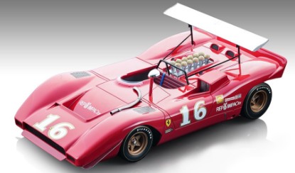 Immagine di FERRARI 612P CAN-AM N.16 RIVERSIDE 1969 C.AMON 1:18