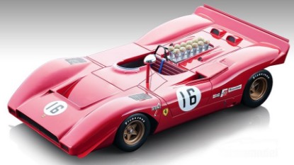 Immagine di FERRARI 612P CAN-AM N.16 3rd WATKINS 1969 C.AMON 1:18