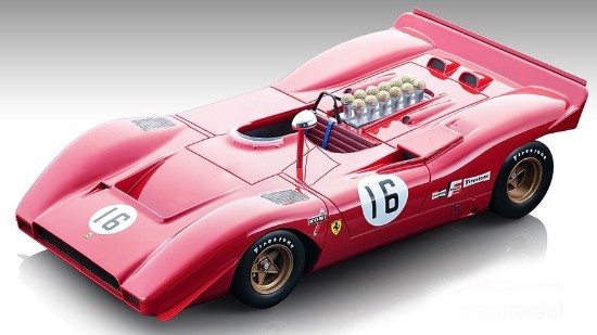 Immagine di FERRARI 612P CAN-AM N.16 3rd WATKINS 1969 C.AMON 1:18