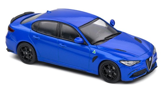 Immagine di ALFA ROMEO GIULIA QUADRIFOGLIO 2019 BLUE 1:43