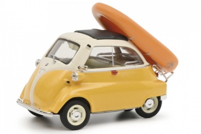 Immagine di BMW ISETTA YELLOW/CREAM W/AIR BOAT 1:43