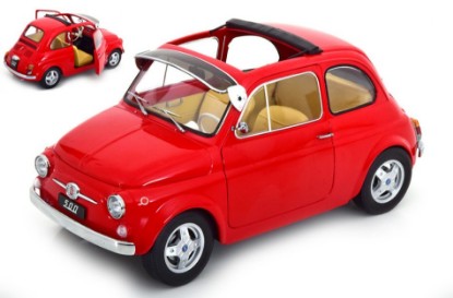 Immagine di FIAT 500 F CUSTOM 1968 RED 1:12