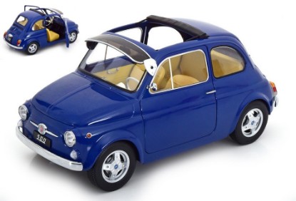 Immagine di FIAT 500 F CUSTOM 1968 DARK BLUE 1:12