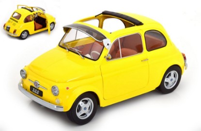 Immagine di FIAT 500 F CUSTOM 1968 YELLOW 1:12