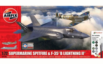 Immagine di THEN AND NOW SPITFIRE Mk Vc & F-35B LIGHTNING II KIT 1:72