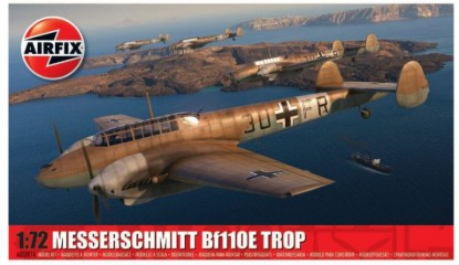 Immagine di MESSERSCHMITT Bf110E E-2 TROP KIT 1:72