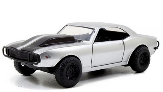 Immagine di CHEVY CAMARO FAST & FURIOUS 7 OFF ROAD 1967 SILVER 1:24