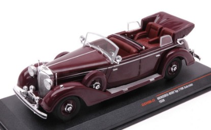 Immagine di MERCEDES 770K (W150) 1938 DARK RED 1:43