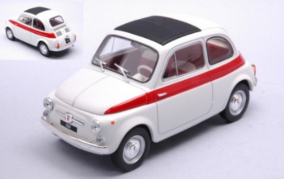 Immagine di FIAT 500 1960 WHITE/RED 1:24
