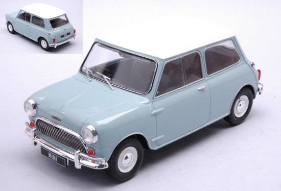 Immagine di AUSTIN MINI COOPER S 1965 LIGHT BLUE/WHITE RHD 1:24