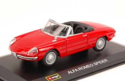 Immagine di ALFA ROMEO SPIDER "DUETTO OSSO DI SEPPIA" 1966 RED 1:32