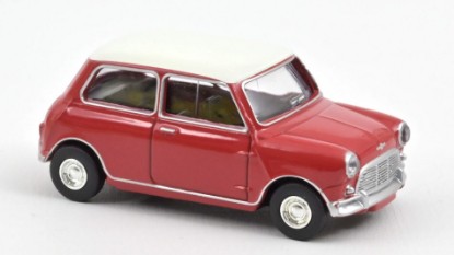 Immagine di MINI COOPER S 1964 TARTAN RED AND WHITE ROOF 1:54