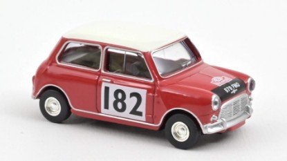 Immagine di MINI COOPER S 1964 TARTAN RED WITH RACING NUMBER 182 1:54