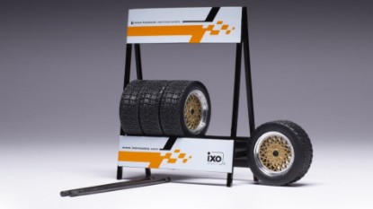 Immagine di SET 4 WHEELS LADA VFTS MET.GREY 1:18
