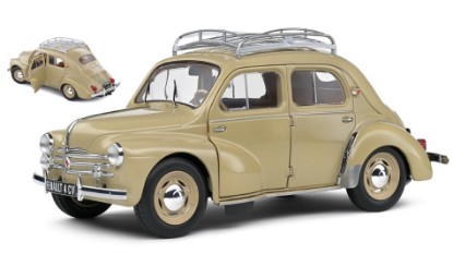 Immagine di RENAULT 4CV 1956 BEIGE TOURTERELLE 1:18
