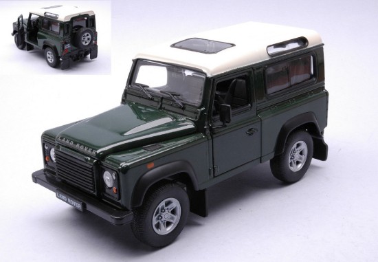 Immagine di LAND ROVER DEFENDER 90 1984 GREEN/WHITE 1:24