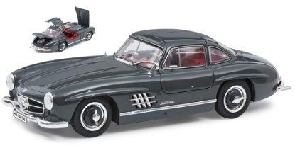 Immagine di MERCEDES 300SL COUPE GULLWING 1954 GREY 1:18