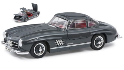 Immagine di MERCEDES 300SL COUPE GULLWING 1954 GREY 1:18
