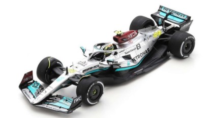 Immagine di MERCEDES F1 W13 LEWIS HAMILTON 2022 N.44 2nd FRENCH GP 1:18