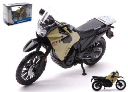 Immagine di KAWASAKI KLR 650 SAND COLOR/BLACK 1:18