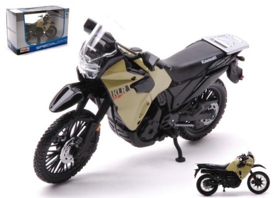 Immagine di KAWASAKI KLR 650 SAND COLOR/BLACK 1:18