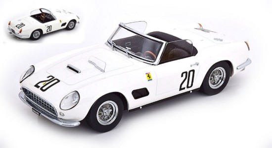 Immagine di FERRARI 250 GT CALIFORNIA N.20 24 H LE MANS 1960 STURGIS-SCHLESSER 1:18