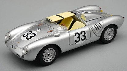 Immagine di PORSCHE 550A RS LE MANS 1957 H.HERRMANN/R.VAN FRANKENBERG 1:43
