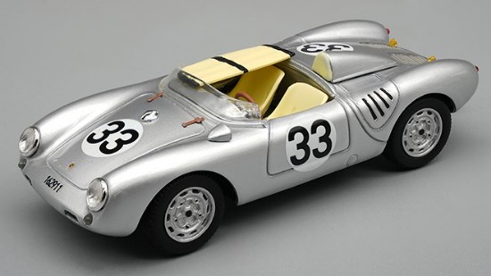 Immagine di PORSCHE 550A RS LE MANS 1957 H.HERRMANN/R.VAN FRANKENBERG 1:43