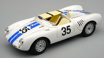 Immagine di PORSCHE 550A RS LE MANS 1957 HUGUS/DE BEAUFORT 1:43