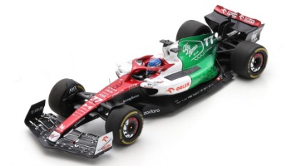 Immagine di ALFA ROMEO F1 V.BOTTAS 2022 N.77 AZERBAIJAN GP W/ACRILIC COVER 1:18