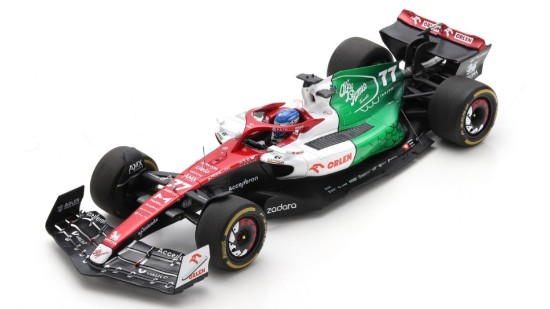 Immagine di ALFA ROMEO F1 V.BOTTAS 2022 N.77 AZERBAIJAN GP W/ACRILIC COVER 1:18