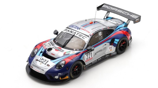 Immagine di PORSCHE 911 GT3 R N.221 24 H SPA 2022 LIETZ-CHRISTENSEN-ESTRE 1:18