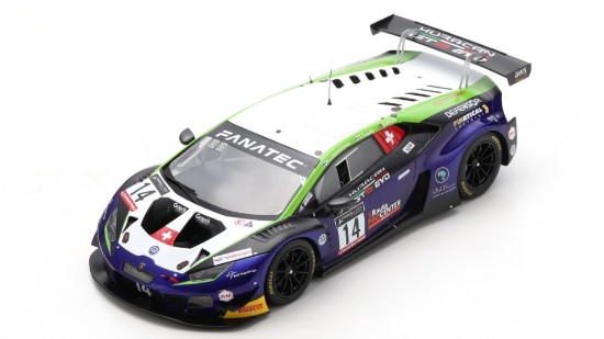 Immagine di LAMBORGHINI HURACAN GT3 N.14 3rd SILVER CLASS 24 H SPA 2022 WHITE-LAPPAL