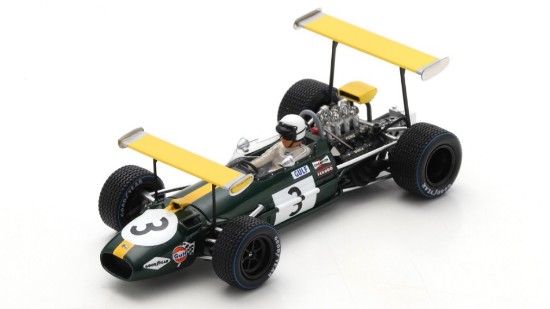 Immagine di BRABHAM BT26A JACK BRABHAM 1969 N.3 SPANISH GP 1:43