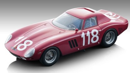 Immagine di FERRARI 250 GTO N.118 TARGA FLORIO 1965 RAVETTO/STARABBA 1:18
