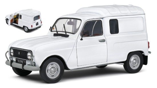 Immagine di RENAULT R4L F4 VAN 1975 WHITE 1:18