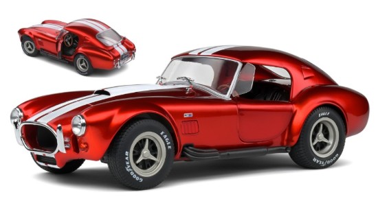 Immagine di SHELBY COBRA 427 S/C MKII SPIDER HARD-TOP 1965 MET.RED 1:18