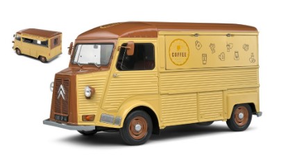 Immagine di CITROEN TYPE HY VAN CAFE AMBULANT 1969 CREAM/BROWN 1:18