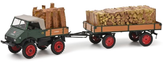 Immagine di MERCEDES UNIMOG 401 WITH WOOD 1:43