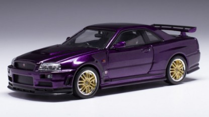 Immagine di NISSAN SKYLINE GT-R R34 2002 MET.VIOLET 1:43