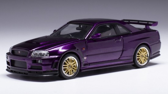 Immagine di NISSAN SKYLINE GT-R R34 2002 MET.VIOLET 1:43