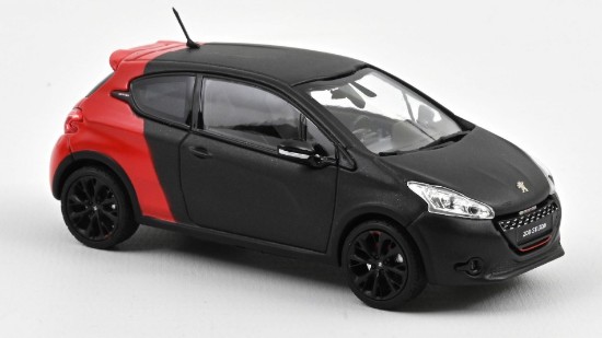 Immagine di PEUGEOT 208 GTI 30th 2014 BLACK MATT & RED 1:43