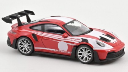 Immagine di PORSCHE 911 GT3 RS 2022 INDIAN RED SALSBURG LIVERY JET CAR 1:43