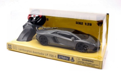 Immagine di LAMBORGHINI AVENTADOR SILVERGUN RADIOCOMANDO 1:28