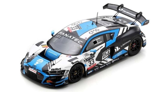 Immagine di AUDI R8 GT3 N.33 2nd CLASS 24 H SPA 2022 ROBIN-TOMITA-DE PAUW-ROBIN 1:43