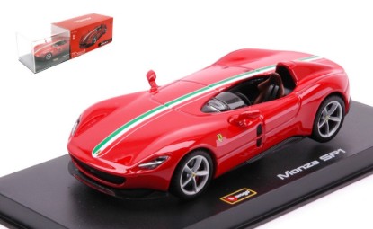 Immagine di FERRARI MONZA SP1 CONVERTIBLE RED/WHITE SIGNATURE 1:43