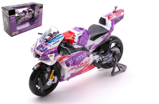 Immagine di DUCATI DESMOSEDICI PRAMAC 2022  N.89 JORGE MARTIN 1:18
