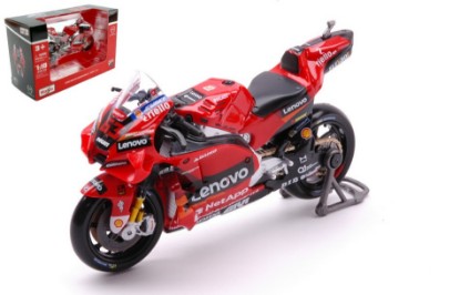 Immagine di DUCATI DESMOSEDICI LENOVO 2022 N.63 FRANCESCO BAGNAIA 1:18