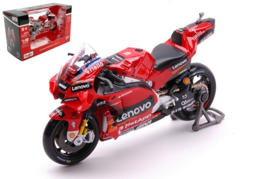 Immagine di DUCATI DESMOSEDICI LENOVO 2022 N.63 FRANCESCO BAGNAIA 1:18